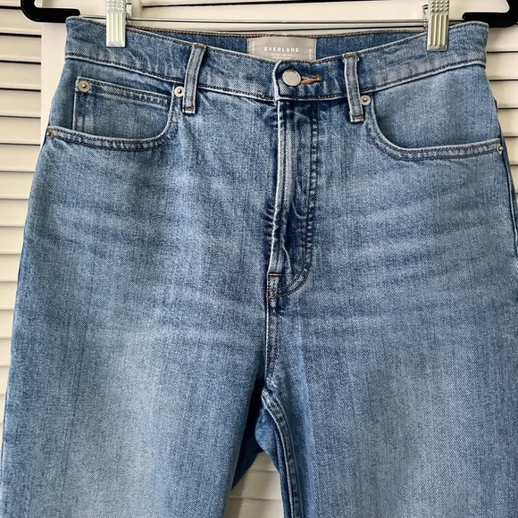Everlane The Way High Slim Crop Jean Organic Cotton Straight Leg | 26 Regular - Picture 4 of 11